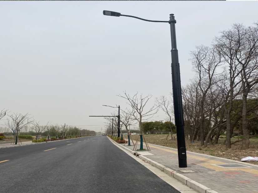 白河县上海综合杆 太阳能路灯工程